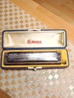 Vintage Mundharmonika Höhner original Etui funktioniert Top