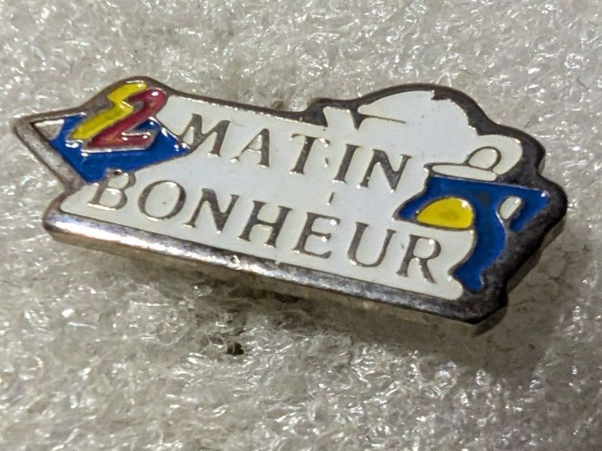 Placchette & Badge: Ansteckpin 207: Matin Bonheur – Usato da Oppligen venduto da Pin-Fall-Shop