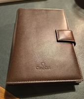 Omega leather notebook