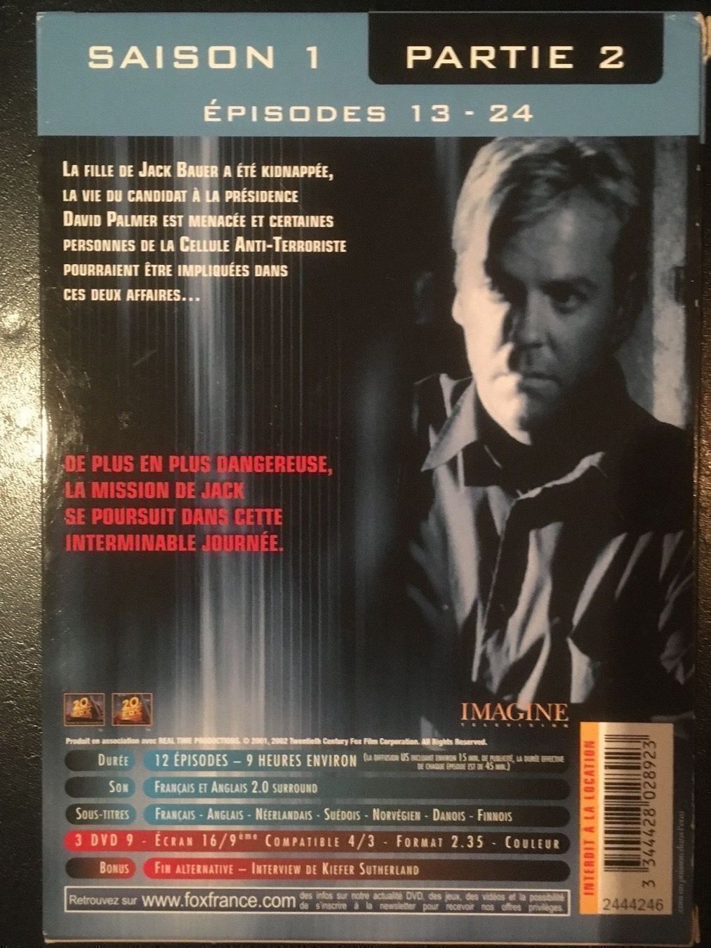 Tutti i DVDs: 24 heures chrono -  Saison 1 / Partie 2 – Usato da Basel venduto da magot58 1
