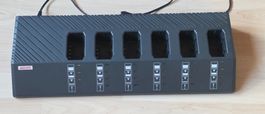 6- Fach Ladegerät für ascom se 110/ 140/ 160 Funkgeräte