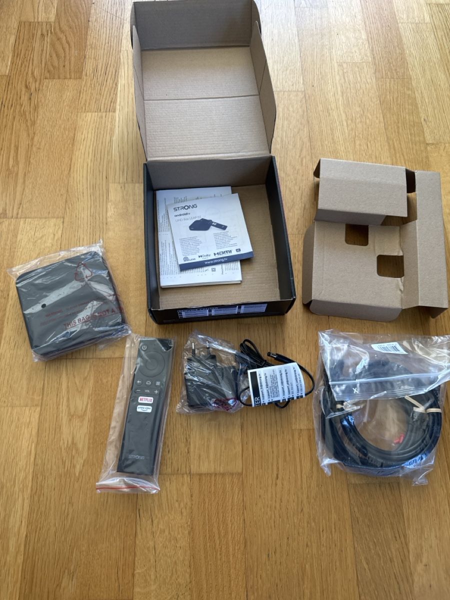 Audio- & Mediensysteme: Strong LEAP-S1 Android TV Box 4K OV – Neu und originalverpackt aus Uster von HiestandReto 2