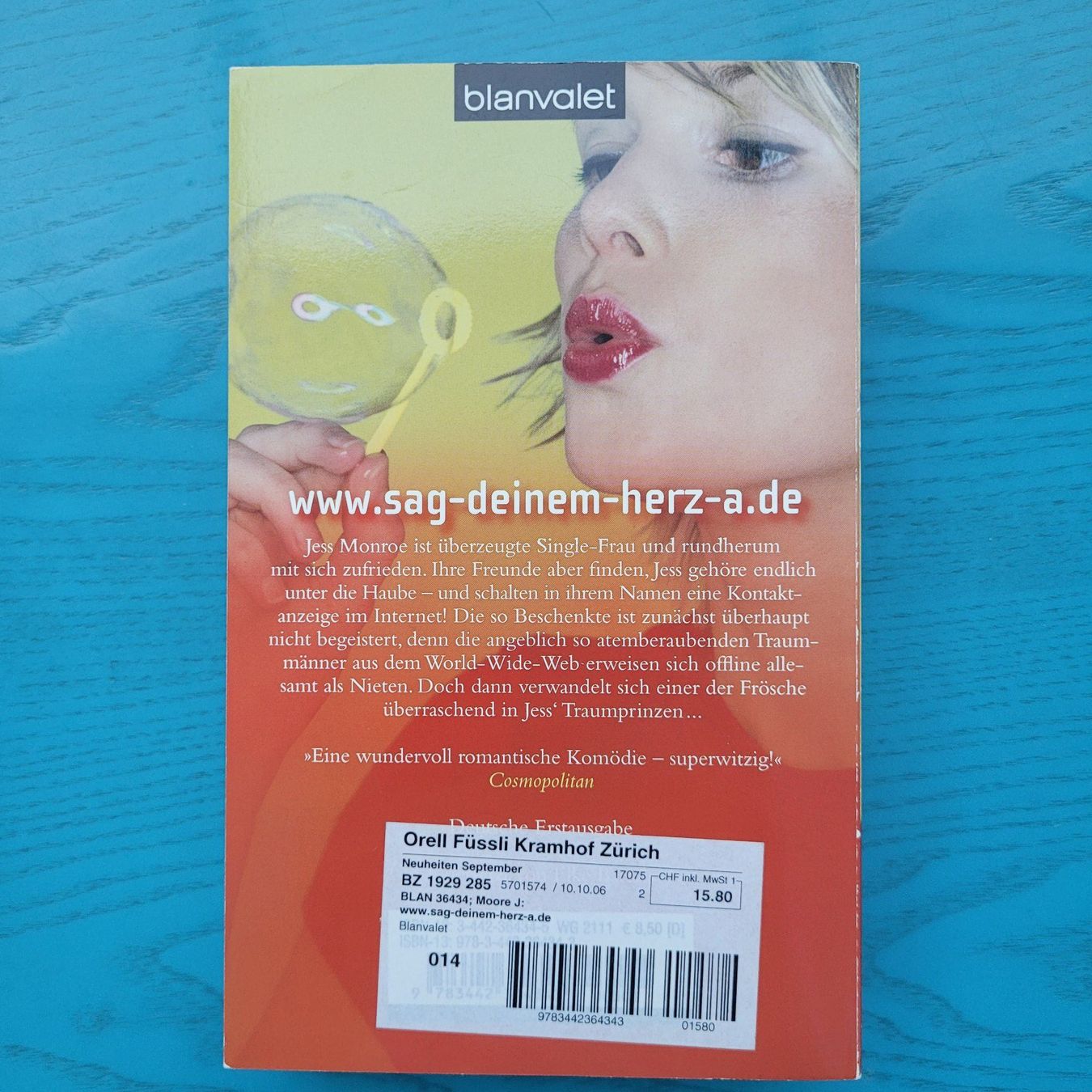 Bücher: Jane Moore- www.sag-deinem-herz-a.de – Gebraucht aus SCHÜBELBACH von CoKaHa 1