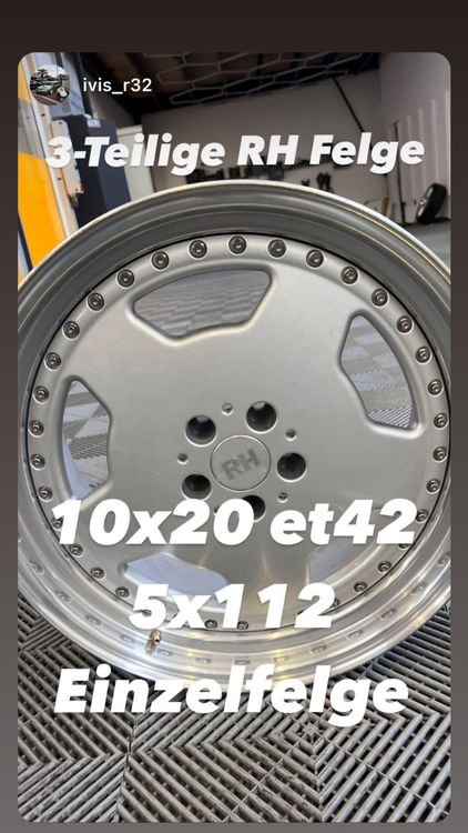 RH Alufelge 10x20 (Gebraucht) in Winterthur für CHF 50 – nur Abholung ...