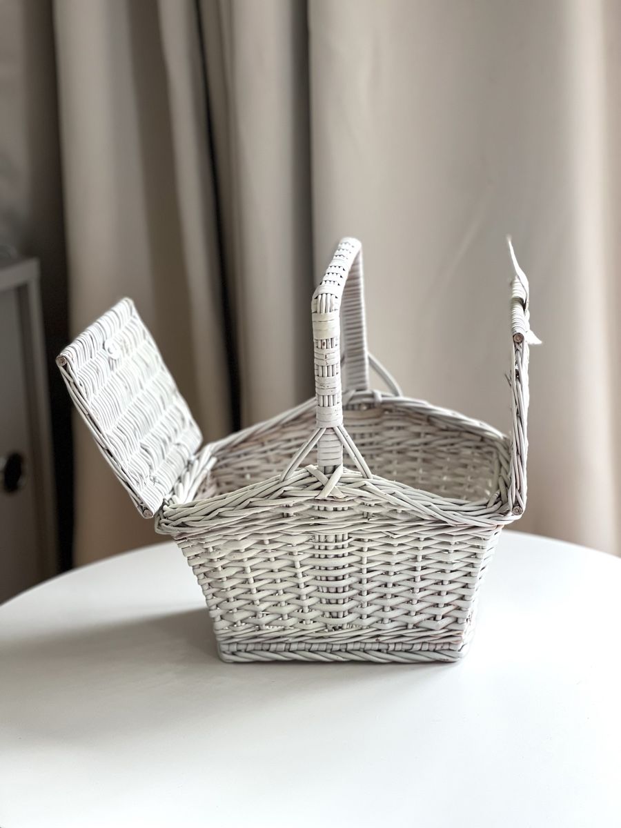 Altro per la casa: Vintage-Picknickkorb - Weiss gestrichen – Usato da Uerikon venduto da Saffagirl 6