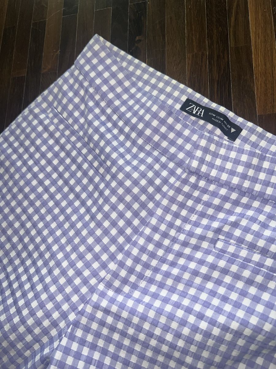 Zara Pantaloni: Zara lila Karohose – Usato da Baar venduto da Lila2006 1