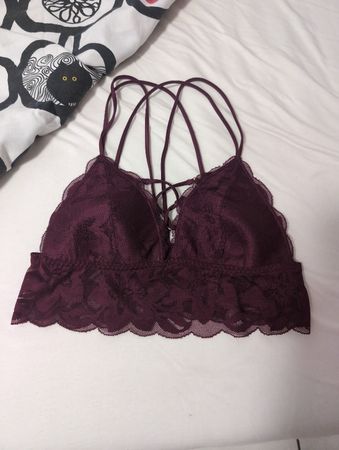 Bralette bordeaux Victoria's secret (PINK) taglia S