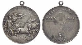 Italien, Como, Medaille 1922, Croce Verde, RR!