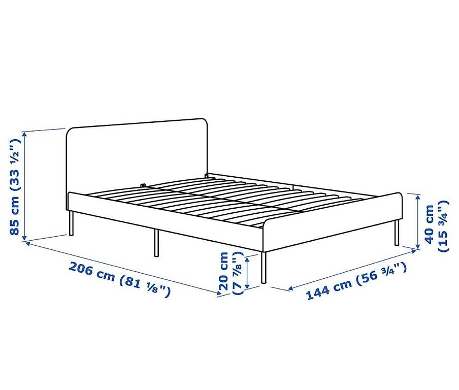 Ikea Betten: Letto 140 con materasso e doghe – Gebraucht aus Lugano von fed_f6zt 2