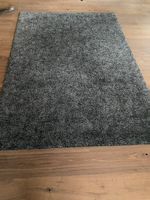 Teppich grau schwarz meliert