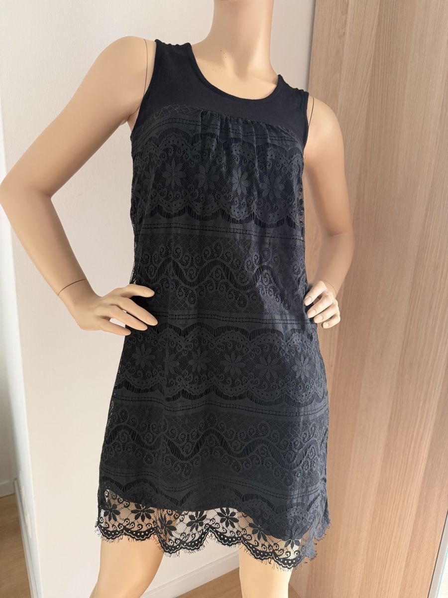 Kleider: Kleid Zero schwarz mit Spitzenbesatz Gr. 34 – Gebraucht aus Chur von mir_8ns7 1