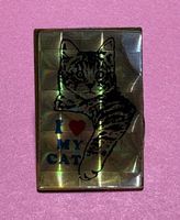 Pin Vintage "I Love My Cat" Anstecknadel - Rarität!