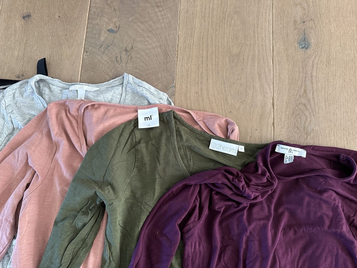 Maglioni & Felpe: Schwangerschaftsshirt -Set langarm  Gr. M/38 – Usato da Herzogenbuchsee venduto da GyK87 1