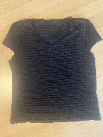 Elegantes T- Shirt schwarz Gr. S/M