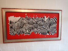 ROLF KNIE Bild, sehr Schön! Serigrafie 70 x 123 cm