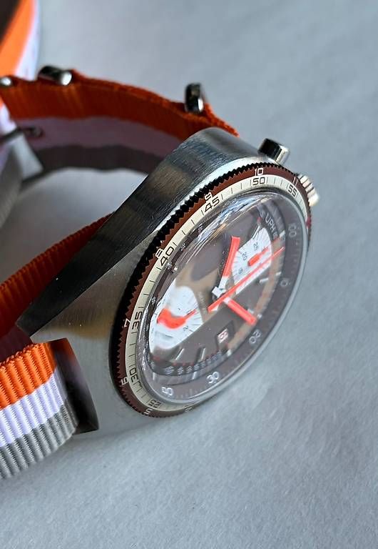 Breitling Orologi: 1971 Breitling Bullhead, Pult Pupitre, almost mint condition – Usato da Pregassona venduto da camus84 3