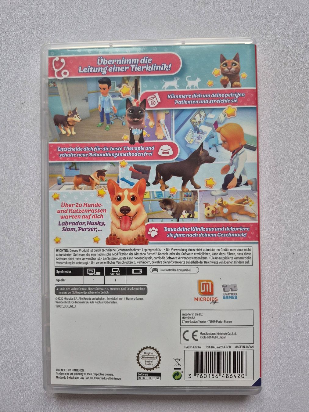 Nintendo Giochi: Nintendo Switch - Meine Tierklinik – Nuovo (secondo la descrizione) da edlibach venduto da Snoopy09 1