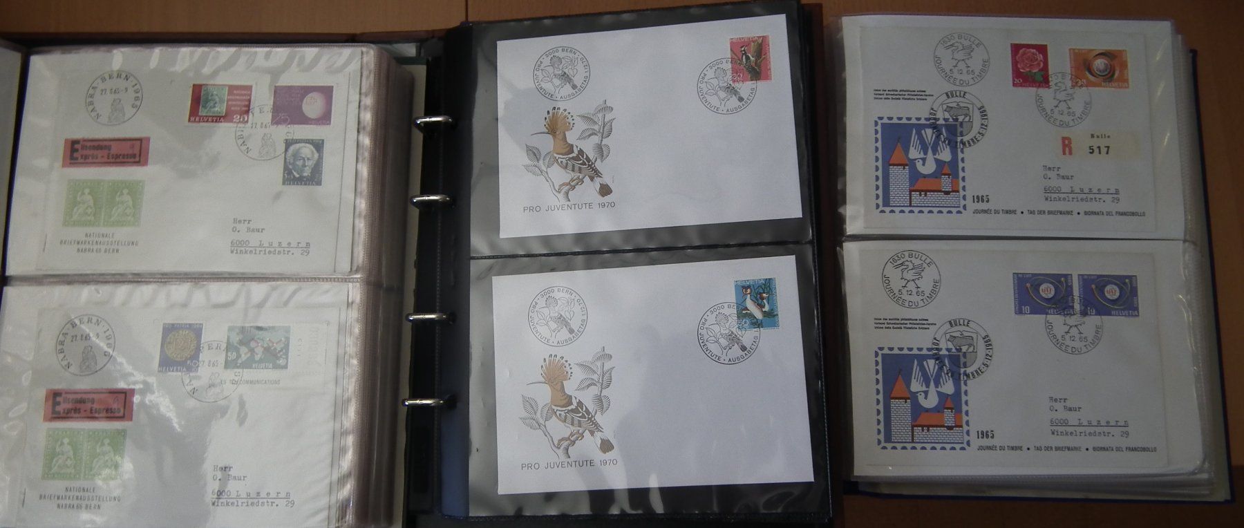 Tutti i francobolli: drei Album mit Briefe, FDC's  Diverse – Usato da Kriens venduto da WULLU99 3