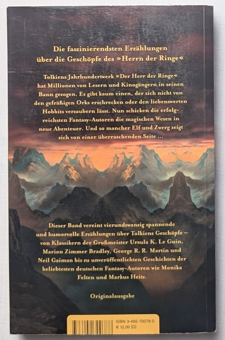Libri: Tolkiens Geschöpfe: Von Orks, Zwergen, Drachen etc. – Nuovo (secondo la descrizione) da Wängi venduto da ABIZONE-86 1