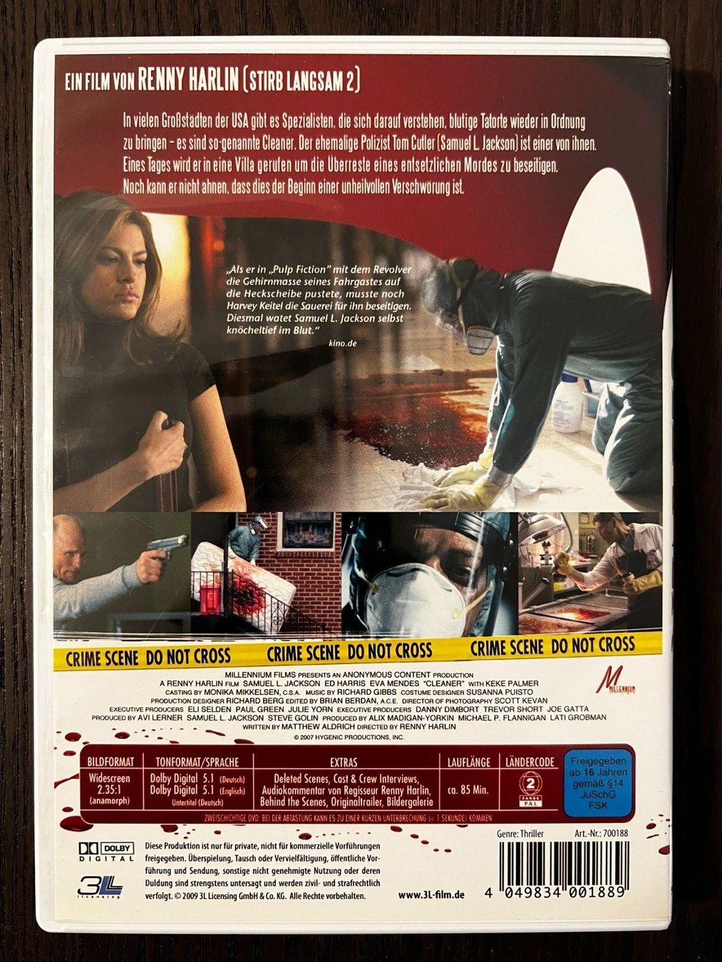 Tutti i DVDs: Cleaner – Usato da Zürich venduto da FilmFreunde 1