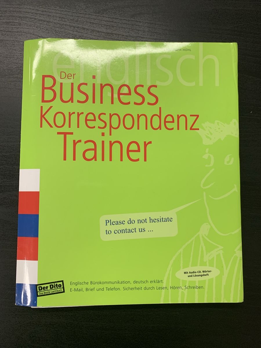 Libri: Business Korrespondenz Trainer Englisch – Usato da Oberweningen venduto da Bumblebee2