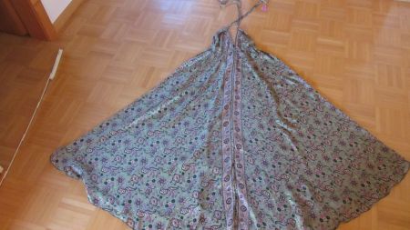 Robe estivale en viscose et soie S-M