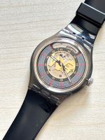 Swatch Automatik Armbanduhr, Sammlerstück, Schwarz, Top!