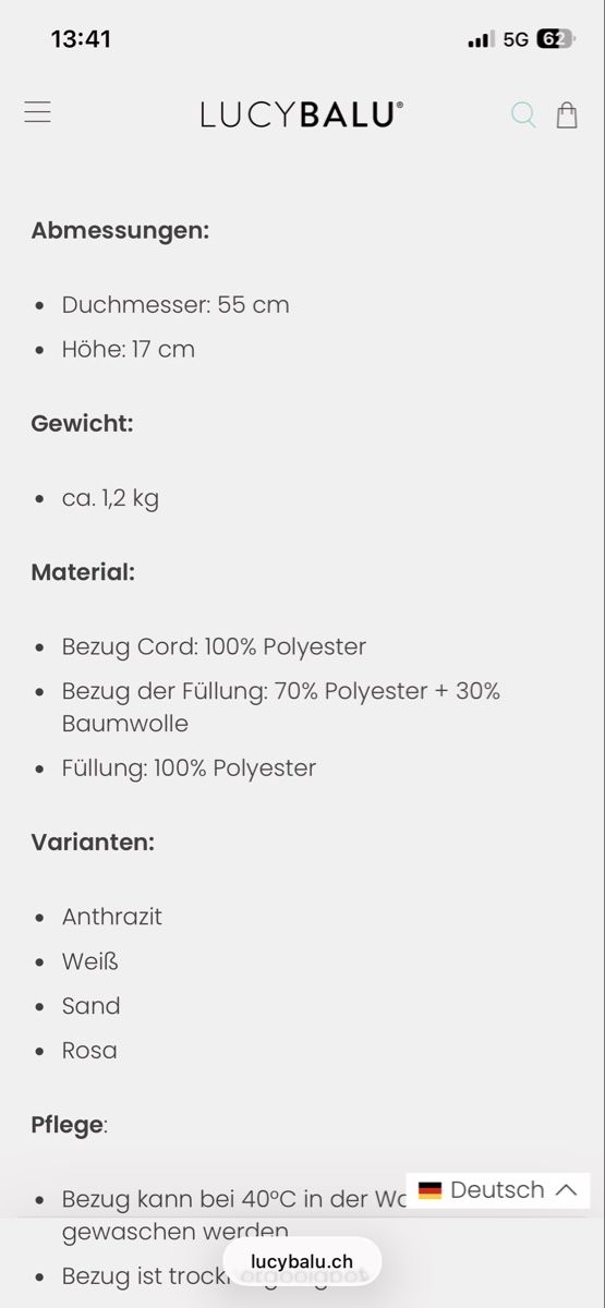 LucyBalu Liege- & Schlafplätze: LucyBalu – Neu (gemäss Beschreibung) aus Wohlen AG von sar_gc57 5