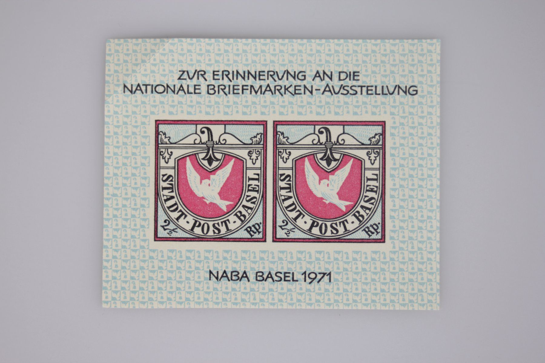 Tutti i francobolli: Philatelistische Erinnerung NABA Basel 1971 #37 – Usato da Basel venduto da IRMAundFRED