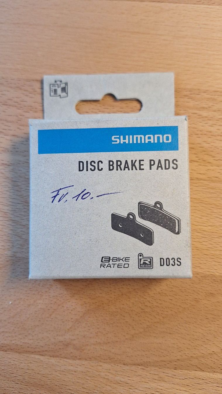 Shimano Ersatzteile: Shimano Bremspads D03S – Neu und originalverpackt aus Cazis von RolfEggi