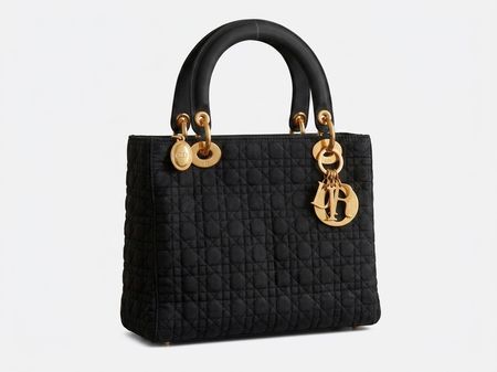 Rarität: Christian Dior Lady Dior Vintage (Cannage, Schwarz)