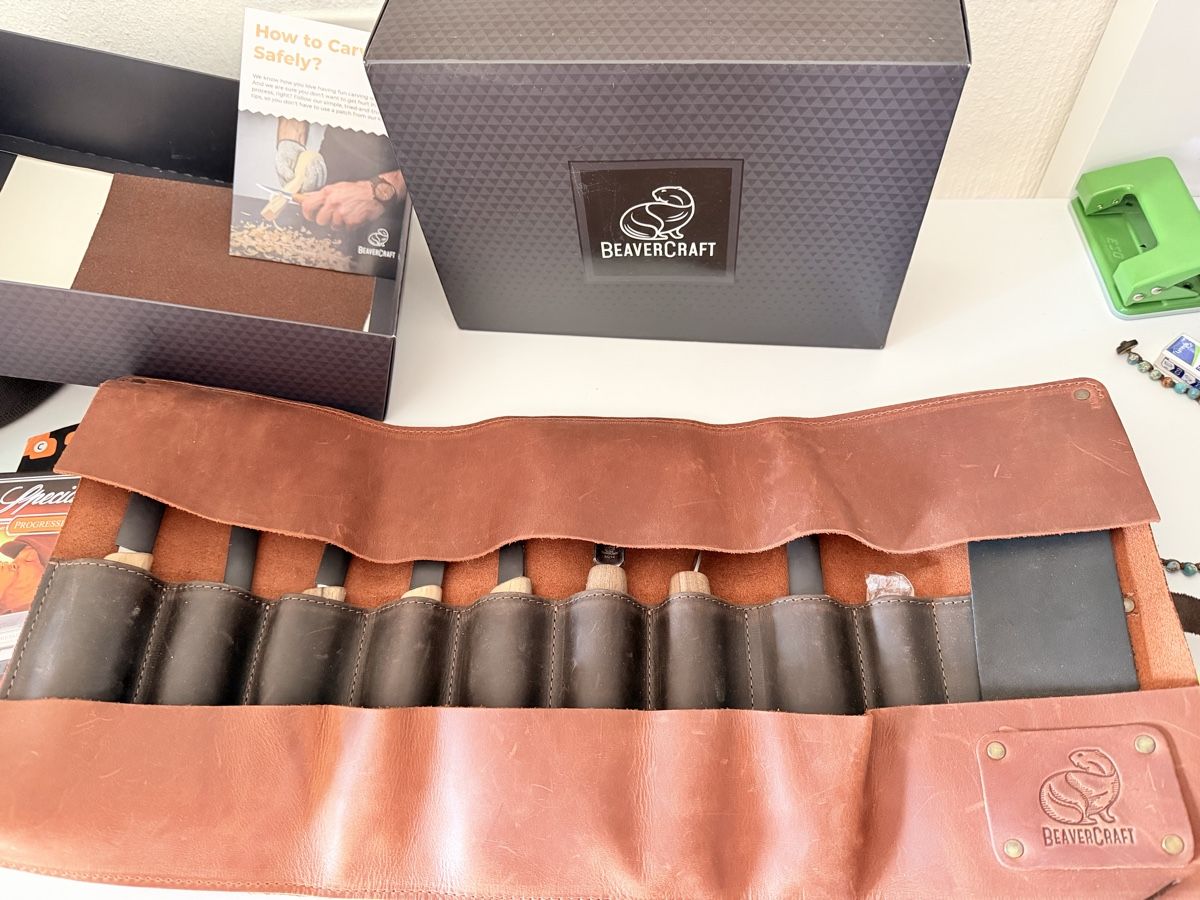 Tutti gli attrezzi: BeaverCraft Wood Carving Tools Set Leather Roll New – Nuovo (secondo la descrizione) da Villars-sur-Glâne venduto da ext_5h55 1
