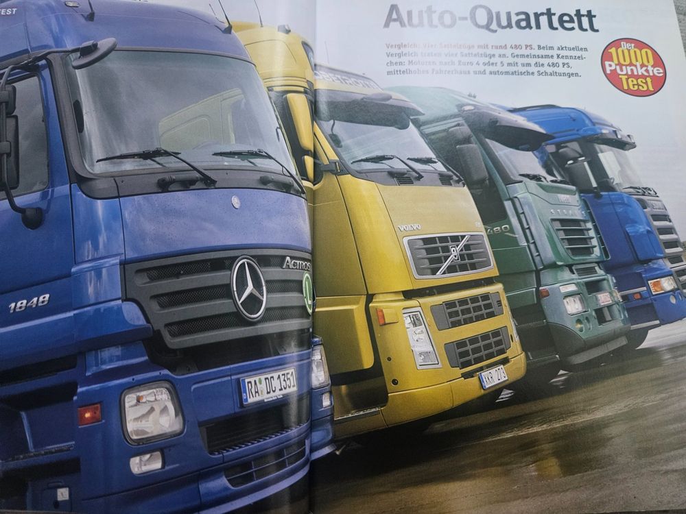 Lastauto Omnibus 6/06 Scania R500 Volvo FH 480 Iveco 1848 xx (Gebraucht ...