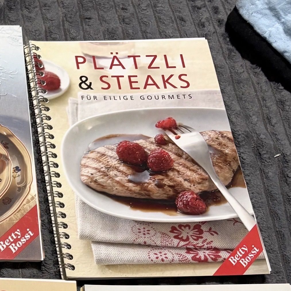 Libri: Betty Bossi: Plätzli & Steaks – Usato da Wetzikon ZH venduto da deb_8wcc