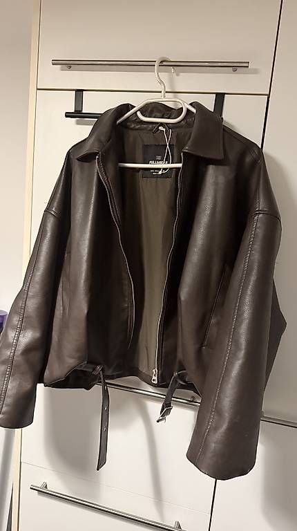 Giacche: Lederjacke Braun Pull&Bear, Gr. L – Usato da Bern venduto da sshueli 2