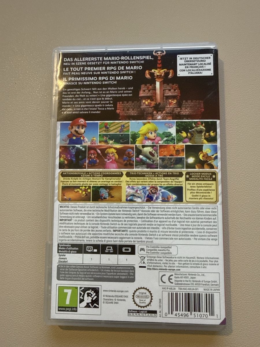 Nintendo Giochi: Super Mario RPG Nintendo Switch – Usato da Steinach venduto da Giusep7 2