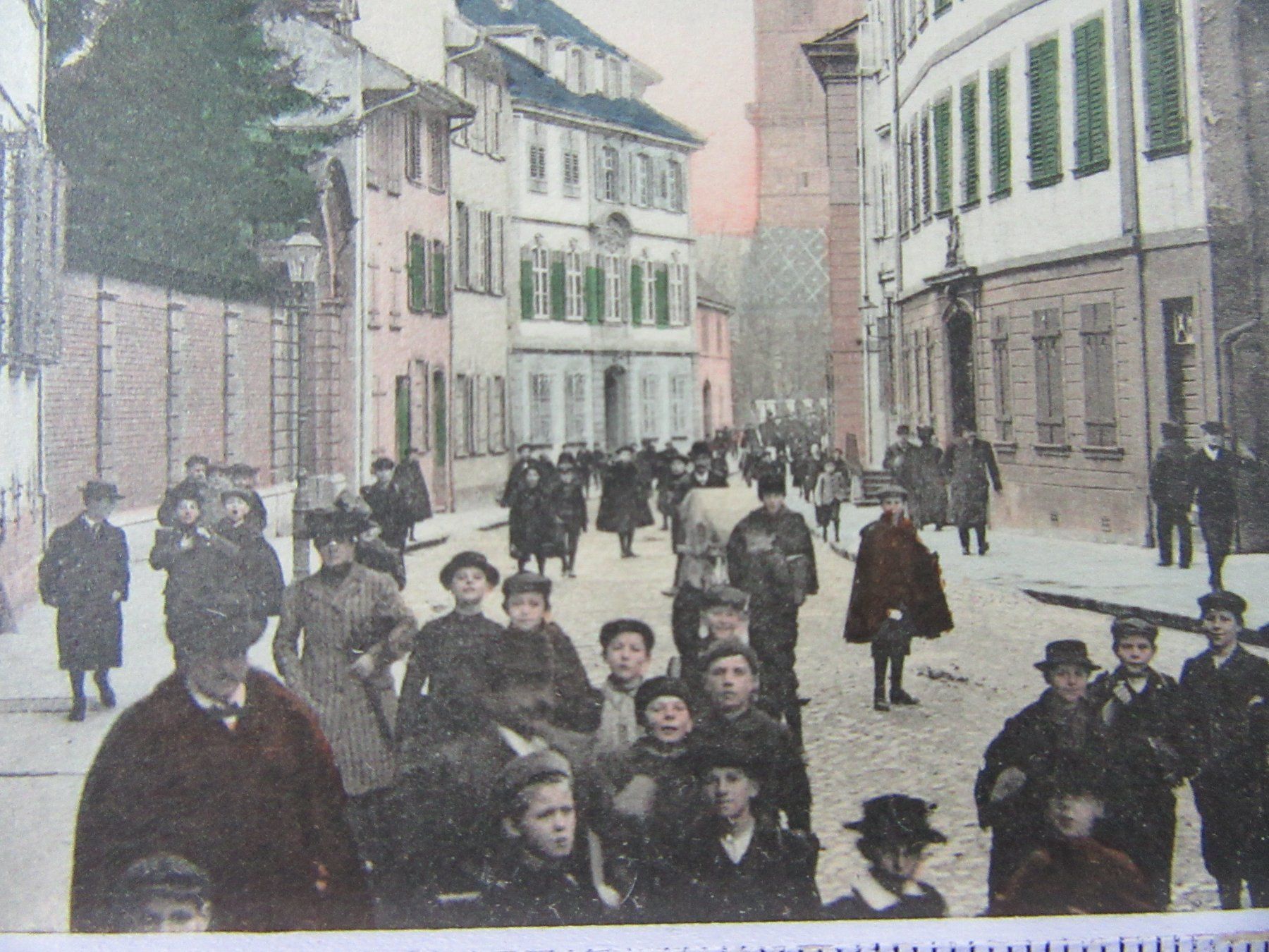 Cartoline postali: BASEL RITTERGASSE SEHR STARK BELEBT – Usato da Ettingen venduto da Hausi4711 1