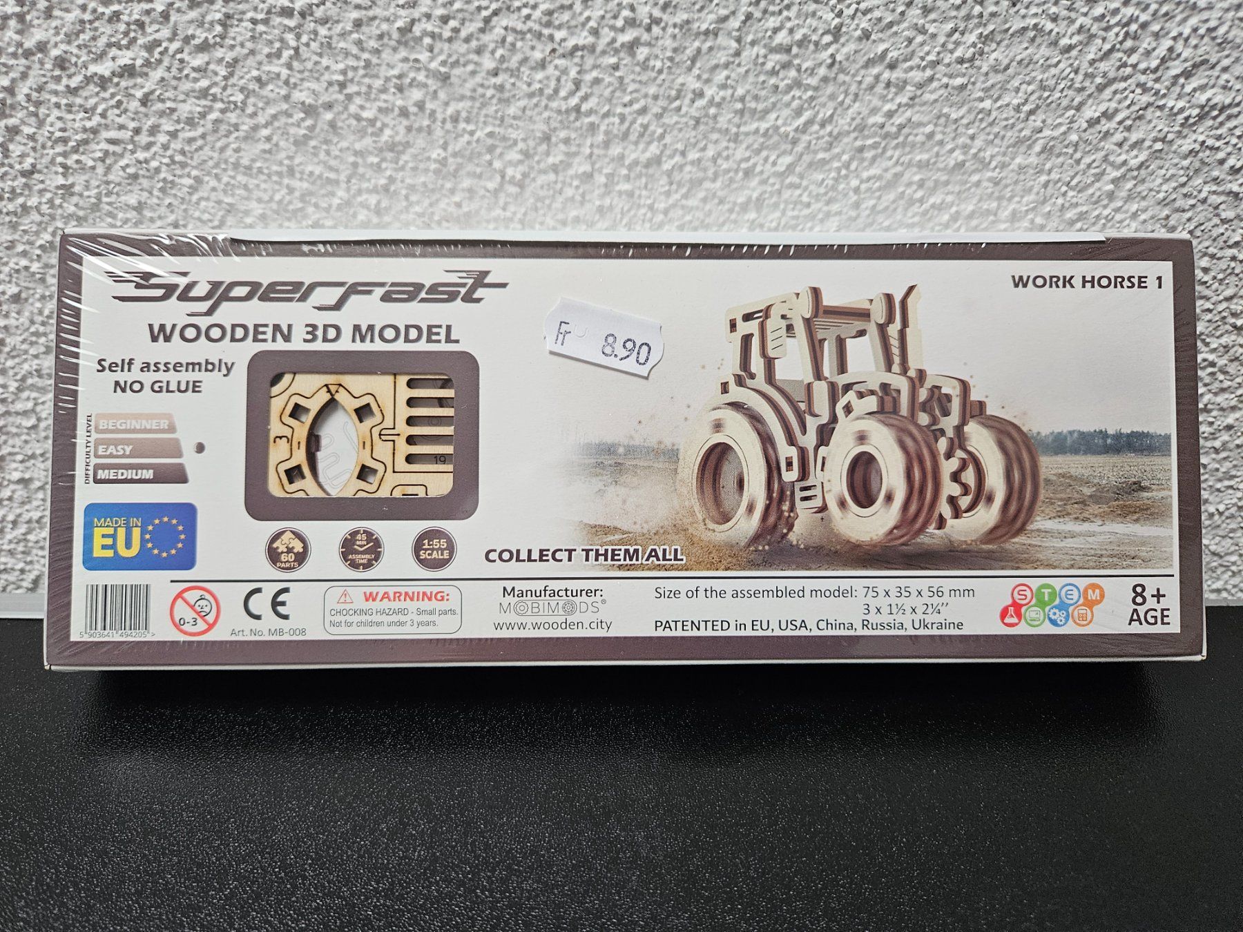 Kit bricolage: Neu - Wooden 3D Model - Traktor – Nuovo e nell'imballaggio originale da Dagmersellen venduto da J_RP_Dagmersellen
