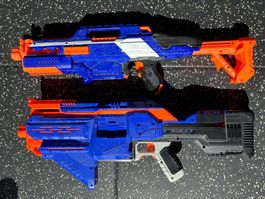 Elektrische Nerf Guns inklusive Schüsse
