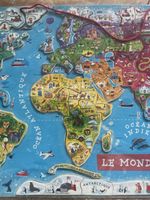 Puzzle éducatif Janod "Le Monde" - Super état