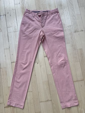 Hackett London Kensington Slim Chinos - Salmon, 30R 48