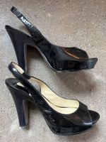 Schuh ASH Leder Peeptoe Sandale Grösse 38