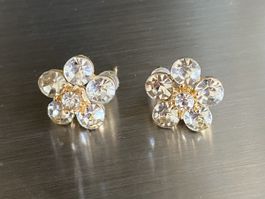 FABRIKNEUE OHRRINGE BLUMEN
