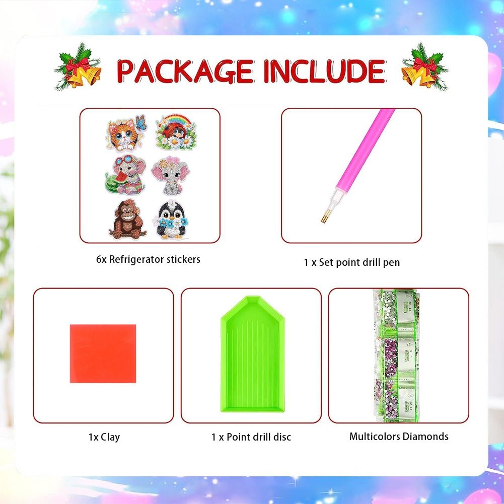 Kit bricolage: Diamant Malerei Sticker Set, Pinguine, DIY – Nuovo e nell'imballaggio originale da Romanshorn venduto da pfimex 4