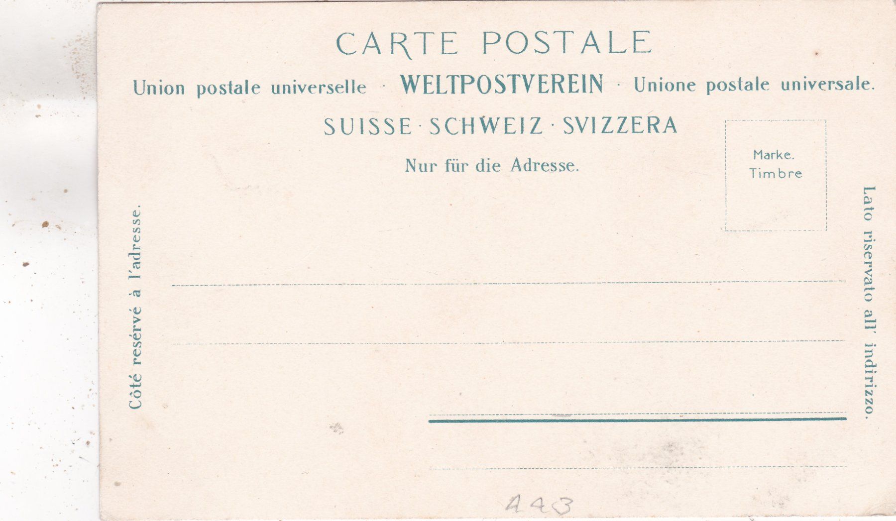 Cartoline postali: Station Wengernalp Eiger Mönch – Usato da Herisau venduto da Lisegrat2008 1
