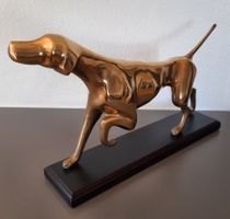 Grosse Midcentury Messing Skulptur Entwurf Hagenauer