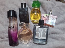lot de parfum et d'eau de toilette