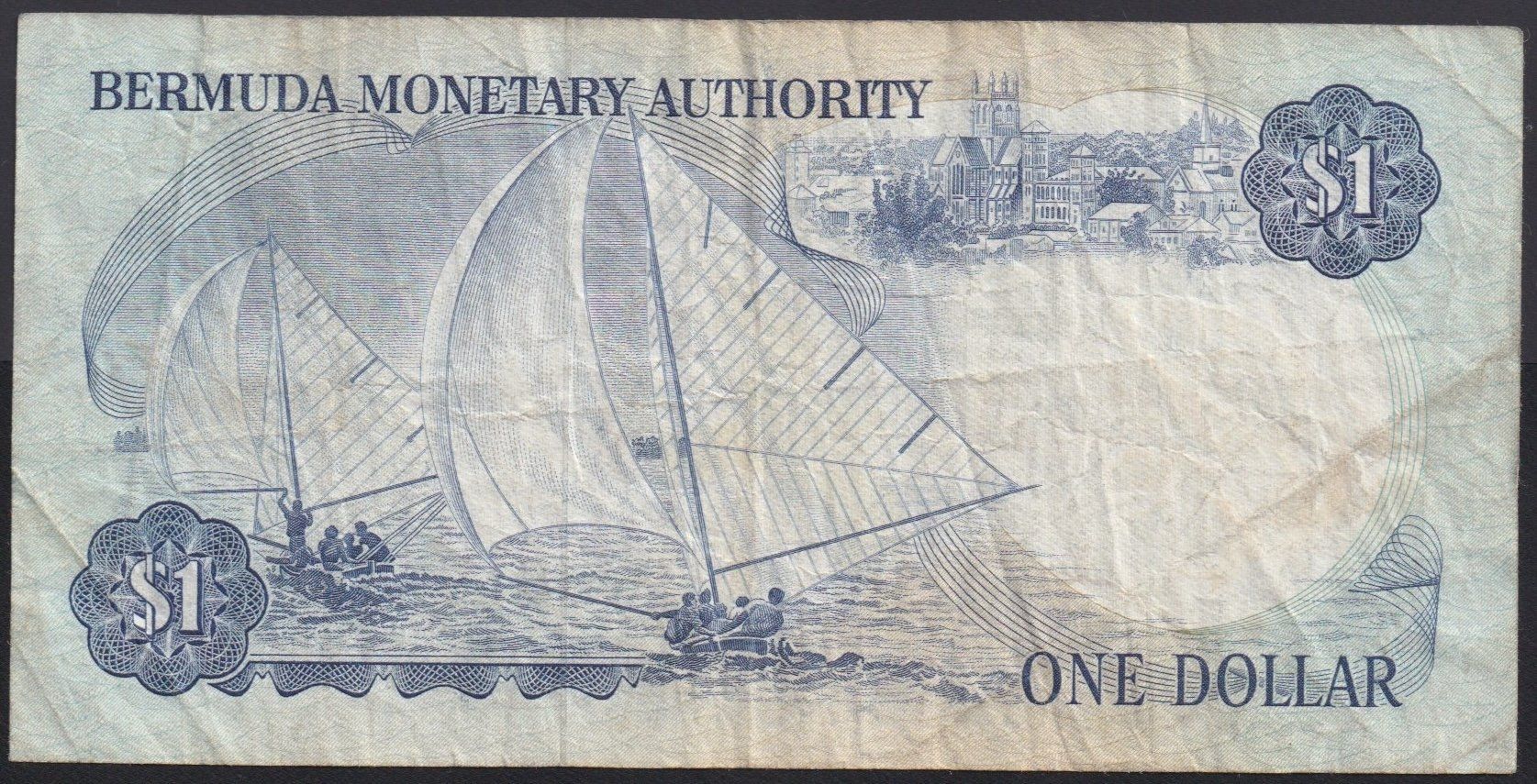 Billets de banque: Bermuda 1 Dollar 1984 – D'occasion à Brugg AG par banknoten_muesli 1