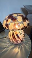 Pilzlampe Glas Vintage 🍄 Gemütliches Licht 