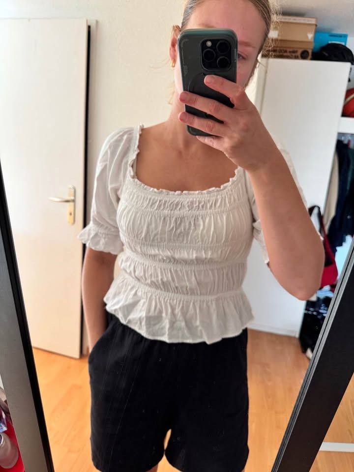 Camicette: Weiss Top Bluse Gr. M romantic gypsy – Usato da Zürich venduto da gosia_z